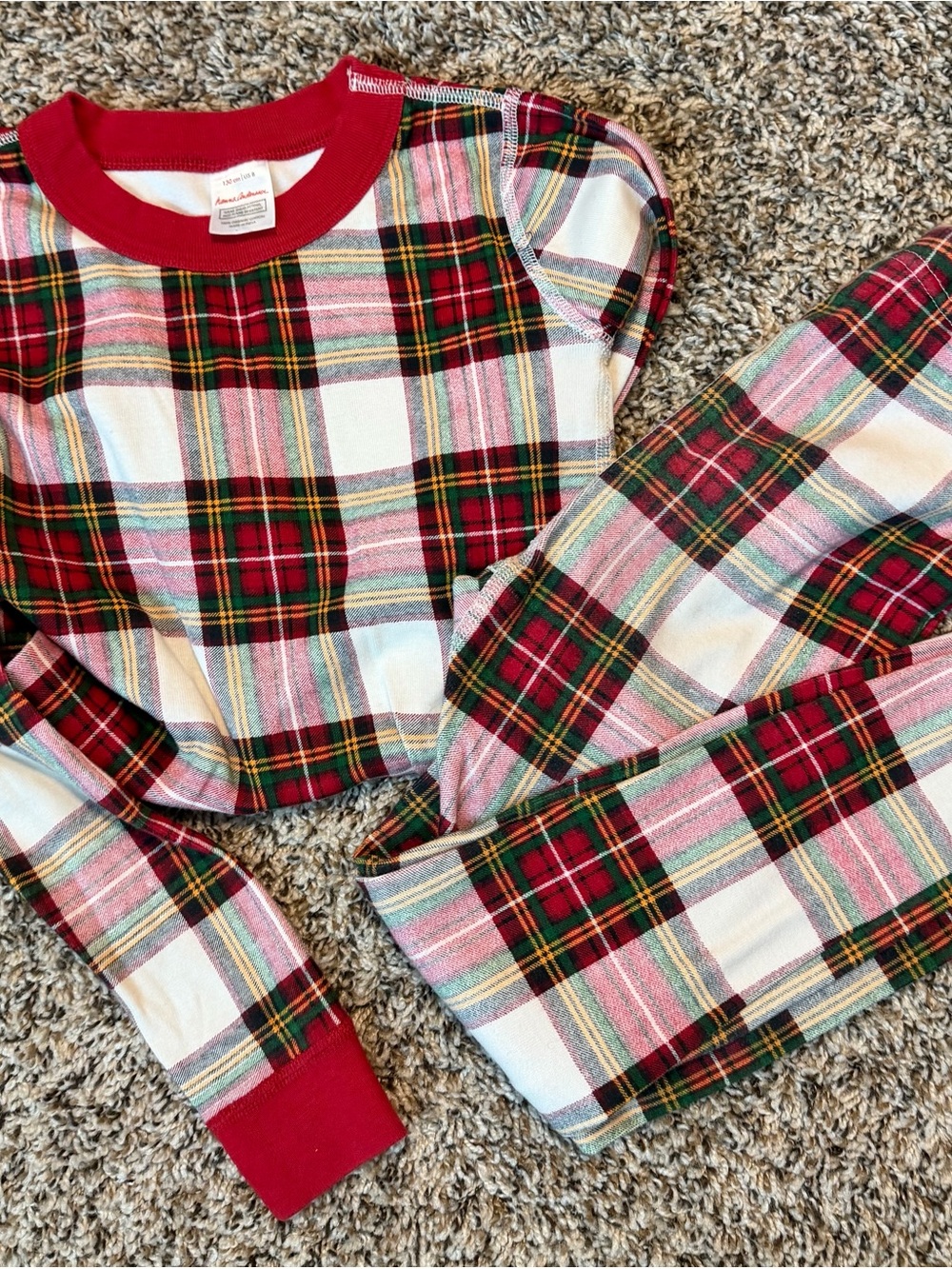 Hanna Andersson Plaid Kids Christmas Pajamas
